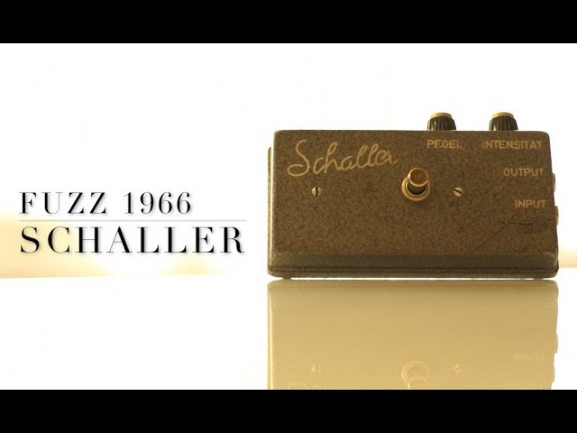 Schaller Double Pedal w/ Fuzz, Tremolo, Treble Boost, & Volume 1960s