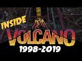 A LOOK INSIDE VOLCANO THE BLAST COASTER : 1998-2019 AT KINGS DOMINION