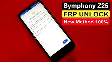 Symphony Z25 Frp Bypass & Google Account Remove Android 9 Pie | Symphony Z25 Frp Bypass Without Pc |