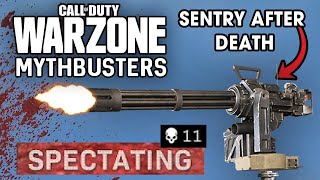 Warzone Mythbusters - Sentry Gun Special