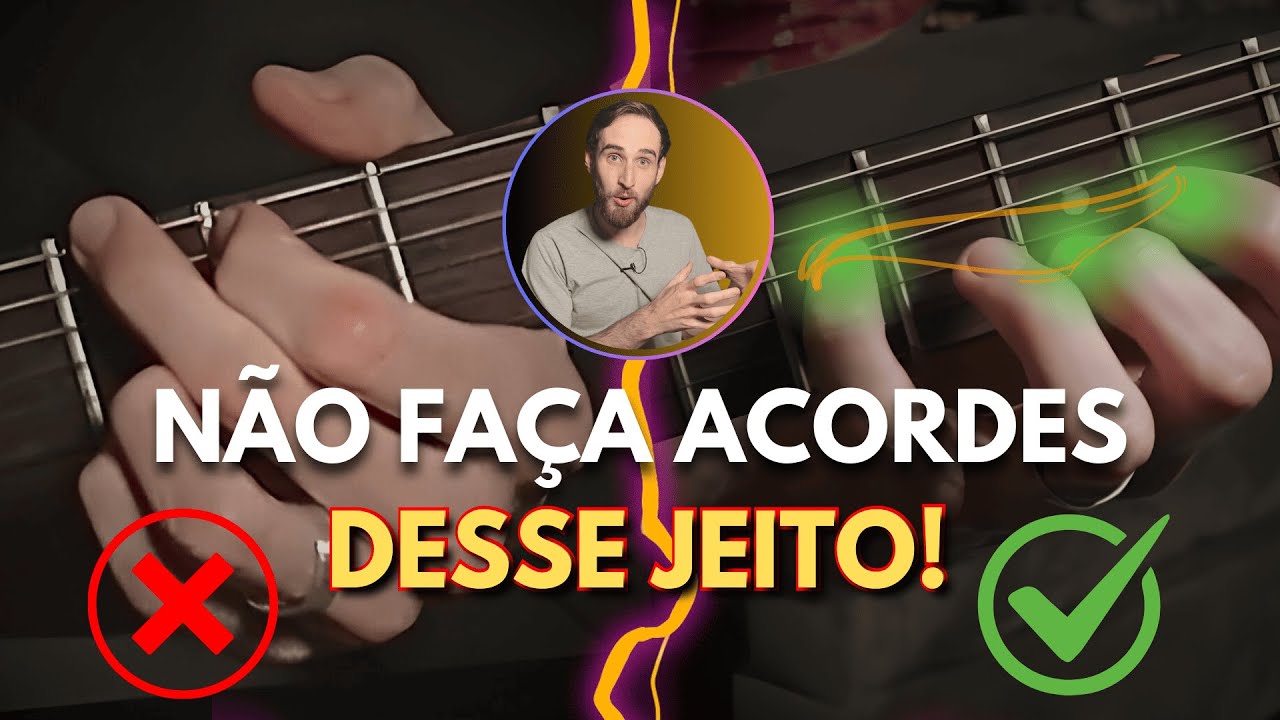 Não Faça Acordes Assim I Use os MICRO ACORDES I Tríades na Guitarra