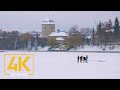 Winter in Ternopil, Ukraine - 4K Urban Travel Film (City Sounds mixed with Music) - Trip to Ukraine