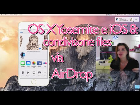 OS X Yosemite e iOS 8: condividere files via AirDrop!