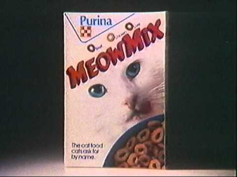 Meow Mix 'Singing' Cat Food TV commercial 1983 - YouTube.