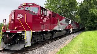 RJ Corman train Z545, Midway KY 5-25-2025.