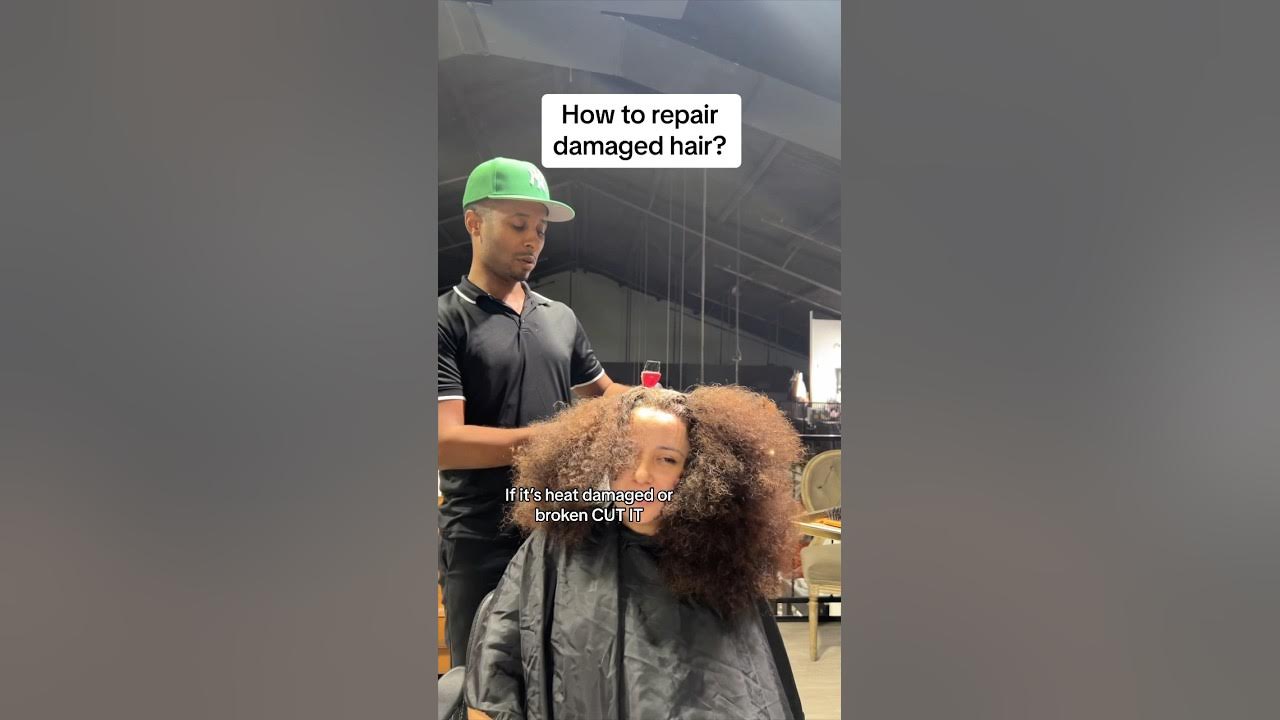 how-to-repair-damaged-curly-hair-youtube