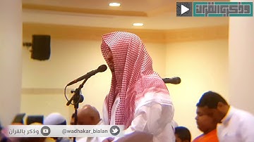 ووضع الكتاب | القارئ سلطان العمري في أجمل العشائيات الباكية لآواخر الزمر
