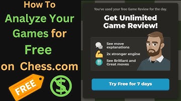 How To Analyze Your Games For Free On Chess.com | Without a member ship!!