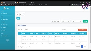 Employee Attendance System in PHP MySQL CodeIgniter with Source Code - CodeAstro