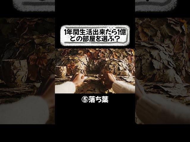 お気に入りの部屋はどれ？