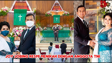 BAHAGIA  DAN PENUH TAWA, PERNIKAHAN JOY TOBING DENGAN SEORANG ANGGOTA TNI