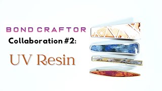 #84 Lets make some pretty resin hair clips with Bond Craftor UV Resin