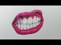 Drawing realistic lips  sketch rb