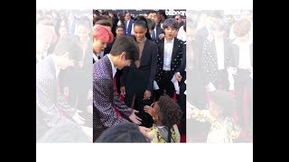 BTS CUTE Reaction when they meets Ciara and her Son at the BBMAs is everything!