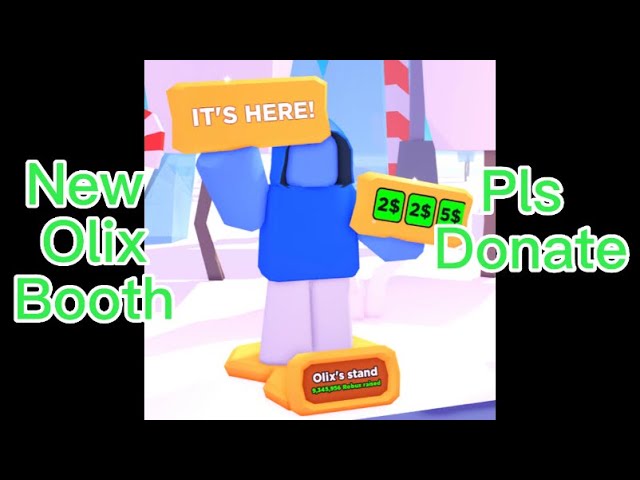 Olix on X: THERES A ROBLOX DOORS BOOTH IN PLS DONATE?