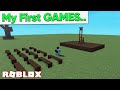 I Played All of MY OLD Roblox Games.. (Embarrassing)