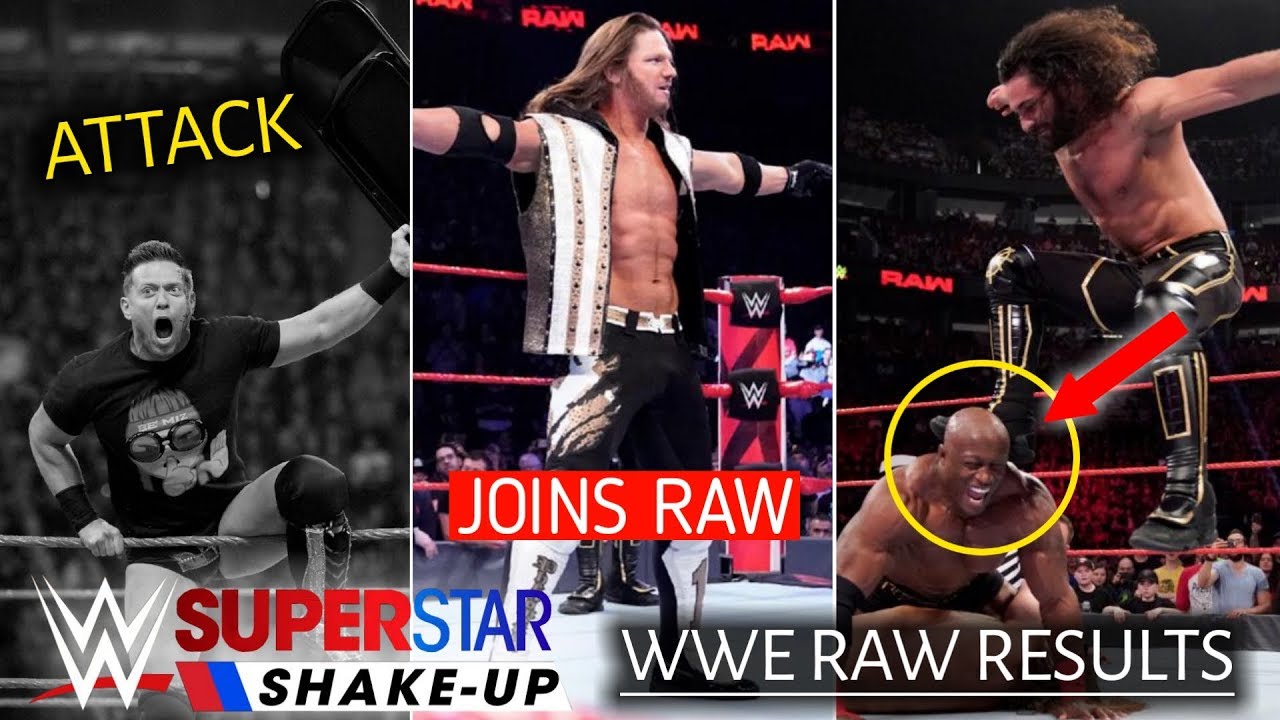 Aj Styles Joins RAW ! Superstar Shake up Results 2019 ! WWE Raw 15/04/19 Highlights !