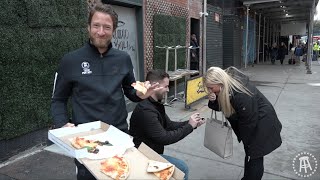 Barstool Pizza Review - Serafina Pizza (Bonus Marriage Proposal)
