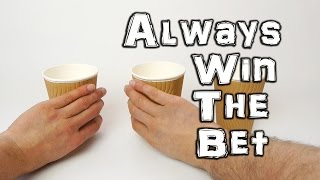 The 3 Cups Challenge - You always win the bet!