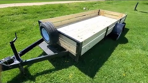 Step By Step Trailer Build From a Camper Frame