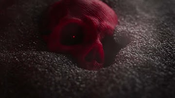 Red Skull Grains - Houdini Vellum Study (Karma XPU Render)