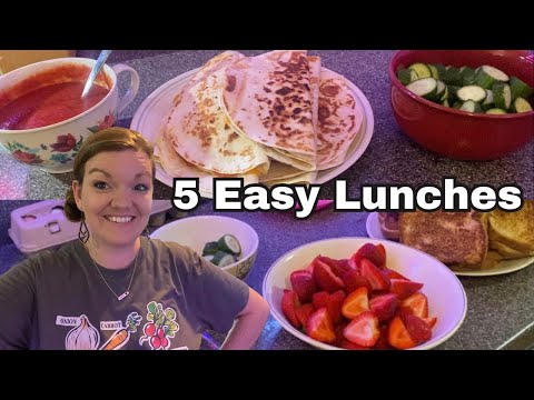 5 EASY LUNCH IDEAS FOR A BIG FAMILY 