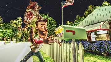 Genetically Altered Dinosaurs Are Attacking The City in Gmod! (Garry