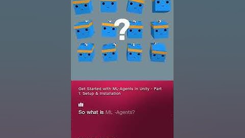 Get Started with ML-Agents in Unity - Part 1: Setup & Installation #unity #tutorial #ai