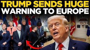 US News LIVE: Trump Sends Stark WARNING To Europe As Zelensky Rushes For EU Support | Trump LIVE