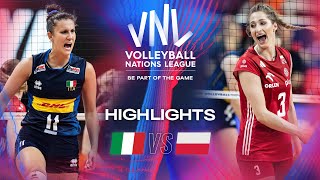:  ITA vs.  POL - Highlights | Week 1 | Women's VNL 2024