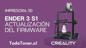 Creality Ender 3 S1  Tutorial Actualización  Firmware