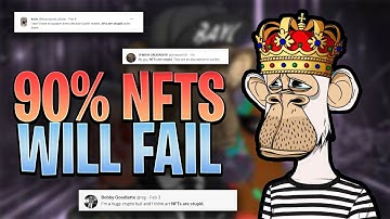 Why NFTs Are Completely WORTHLESS | The Problem With NFTs | Line Goes Up | 90% NFTs are useless