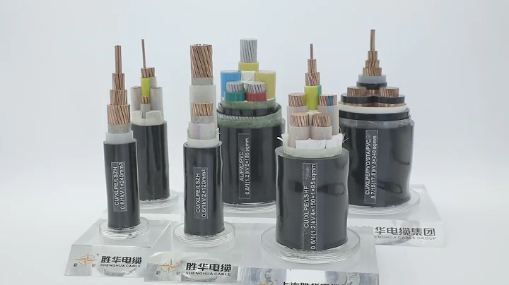 XLPE Insulated Black PVC Power Cable Copper/Aluminum Conductor