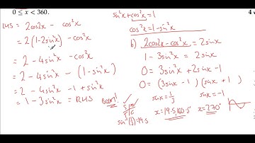 Trigonometry Exam Questions