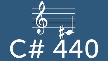 C# 440 Tuning Note (10 minutes)