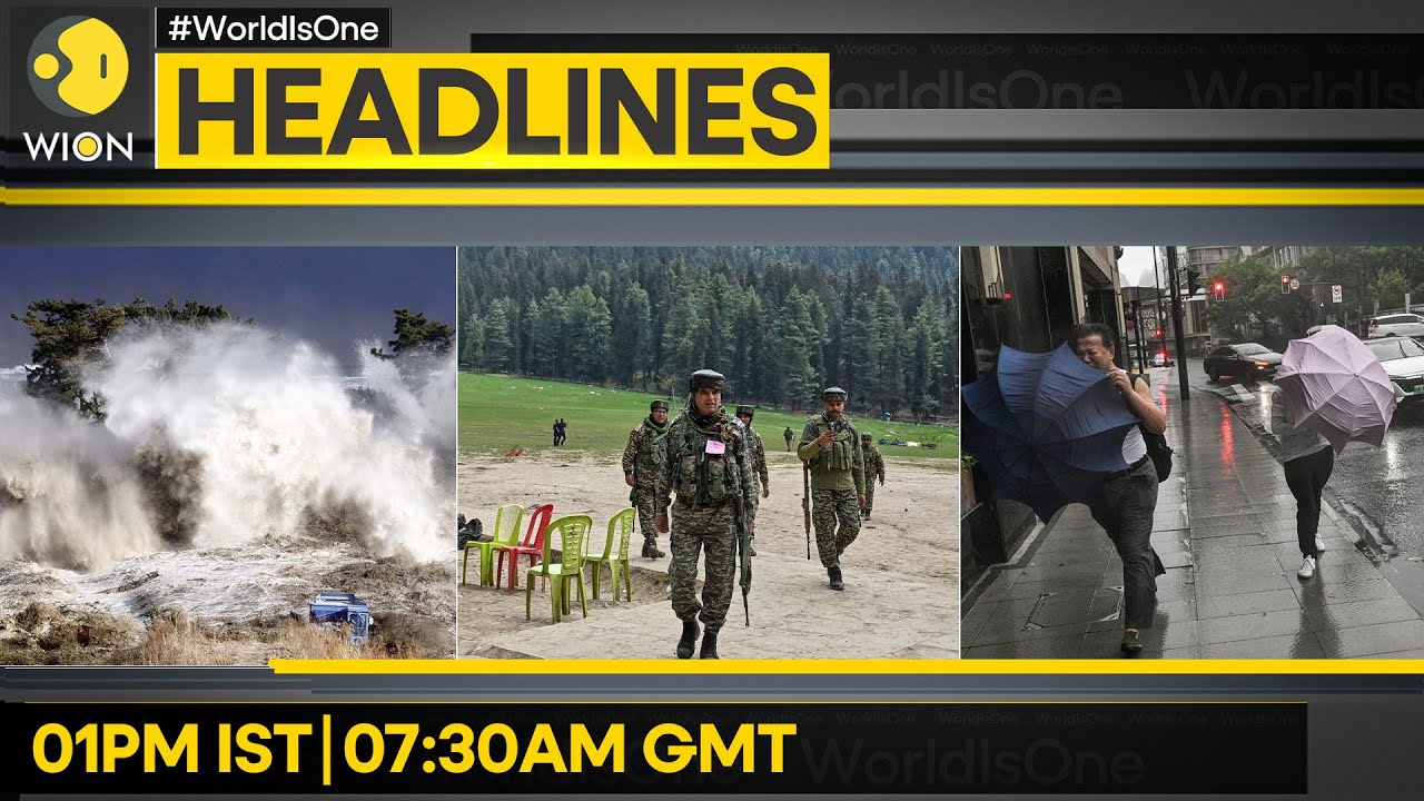 Russia: Emergency on Tsunami Hit Islands | UNSC Report Nails TRF, LeT Over Pahalgam | WION Headlines