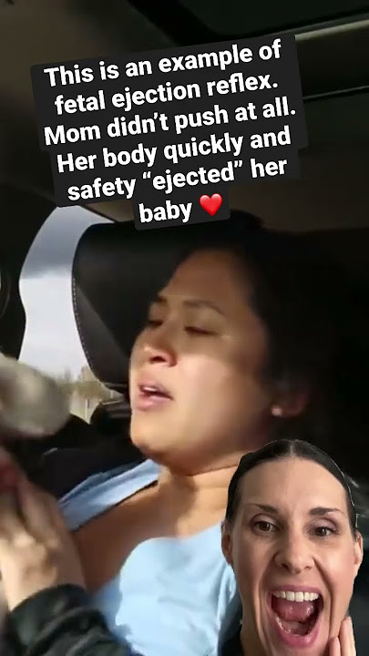 AMAZING CAR BIRTH!!!  Fetal Ejection Reflex!!! #shorts #birth