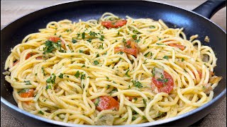 I make it in 5 minutes! I have never eaten such delicious pasta! Top 2 quick recipes!