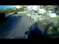 Piaggio X8 250  crash with  Car