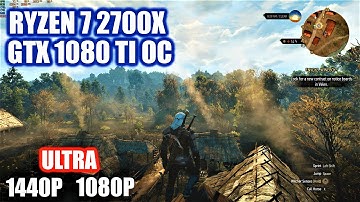 The Witcher 3 RYZEN 7 2700X ULTRA GTX 1080 TI OC FPS Frame Rate Performance Benchmark