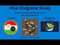 Hive endgame study  can white win