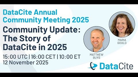 Community Update: The Story of DataCite in 2025