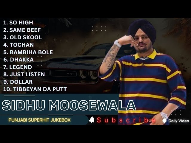 Sidhu moosewala All Songs | Sidhu moosewala New songs 2024 #siddhumoosewala all song trending songs