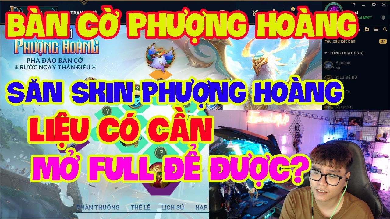 [LMHT] REVIEW SỰ KIỆN BÀN CỜ PHƯỢNG HOÀNG | BAO NHIÊU RP CHO 1 SKIN PHƯỢNG HOÀNG ?