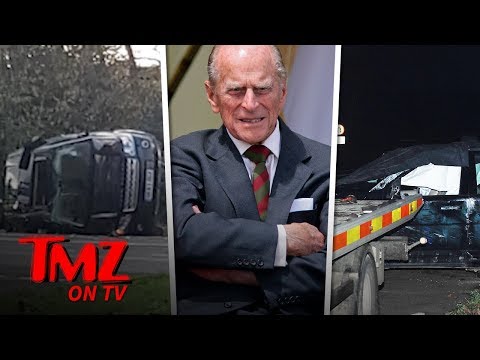 Prince Philip Flips His SUV in Crash & Police Give Him Breathalyzer Test | TMZ TV