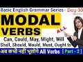 All modal verbs in english grammar  what are modals