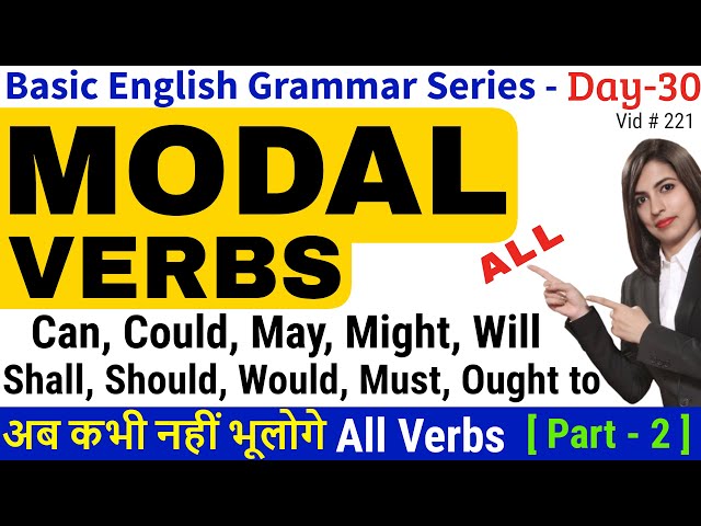 All Modal Verbs in English Grammar | What are modals class=