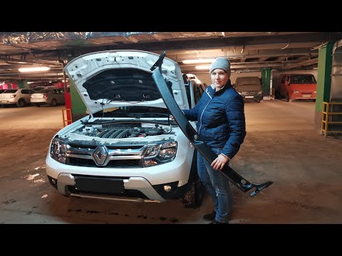 Установка жабо на Рено Дастер (Renault Duster)