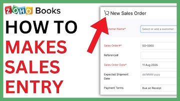 How to Make Sales Entry in Zoho Books [QUICK GUIDE]