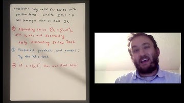 Strategies for Testing Series (Stewart 11.7)